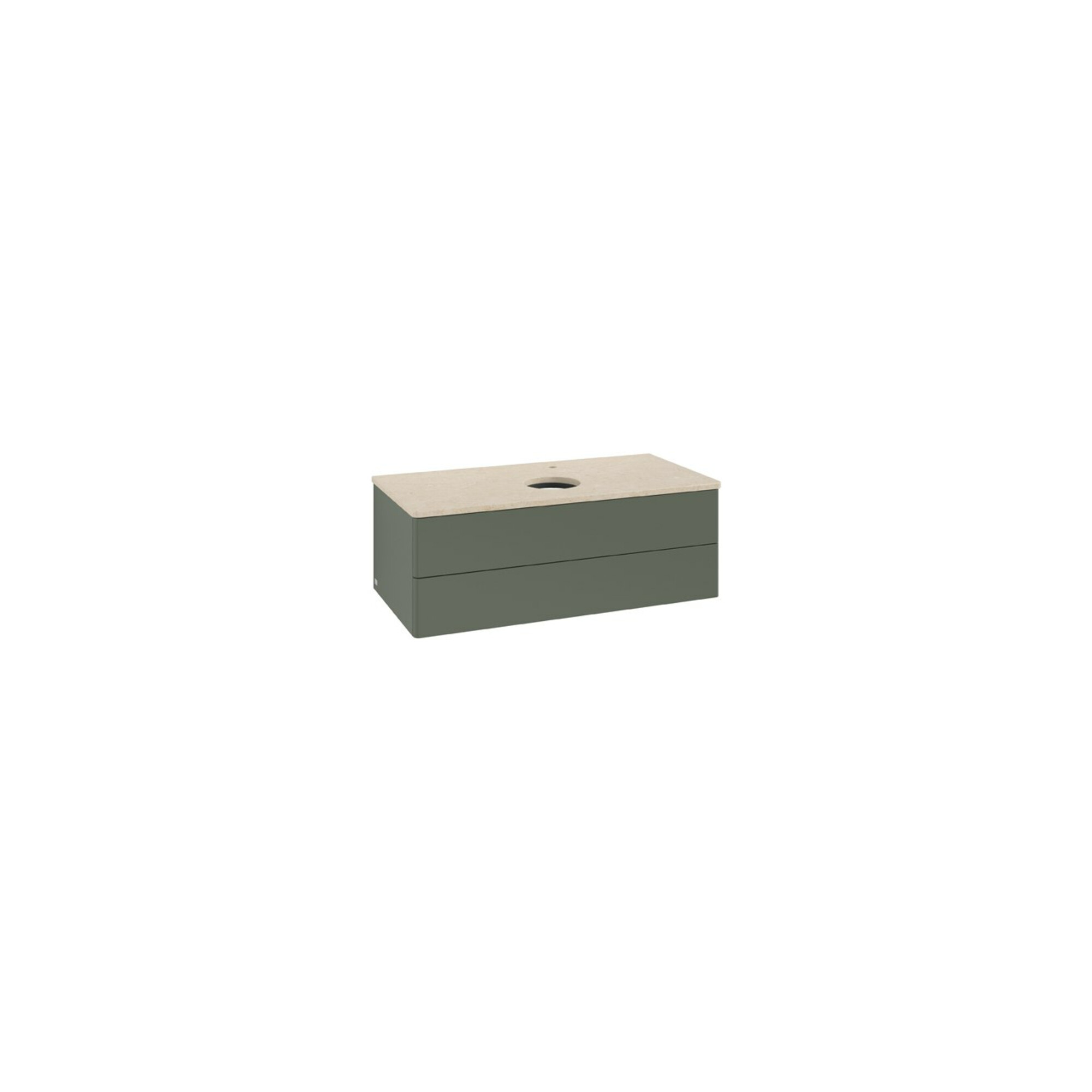 V&B Waschtischunterschrank ohne Frontstruktur Antao 100x36x50cm, HL, WBP botti., le g. m Lac ; Villeroy & Boch