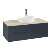V&B Waschtischunterschrank ohne Frontstruktur Antao 100x36x50cm, HL, WBP botti., md b m Lac