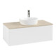 V&B Waschtischunterschrank ohne Frontstruktur Antao 100x36x50cm, HL, WBP botti., wh. m Lac-3