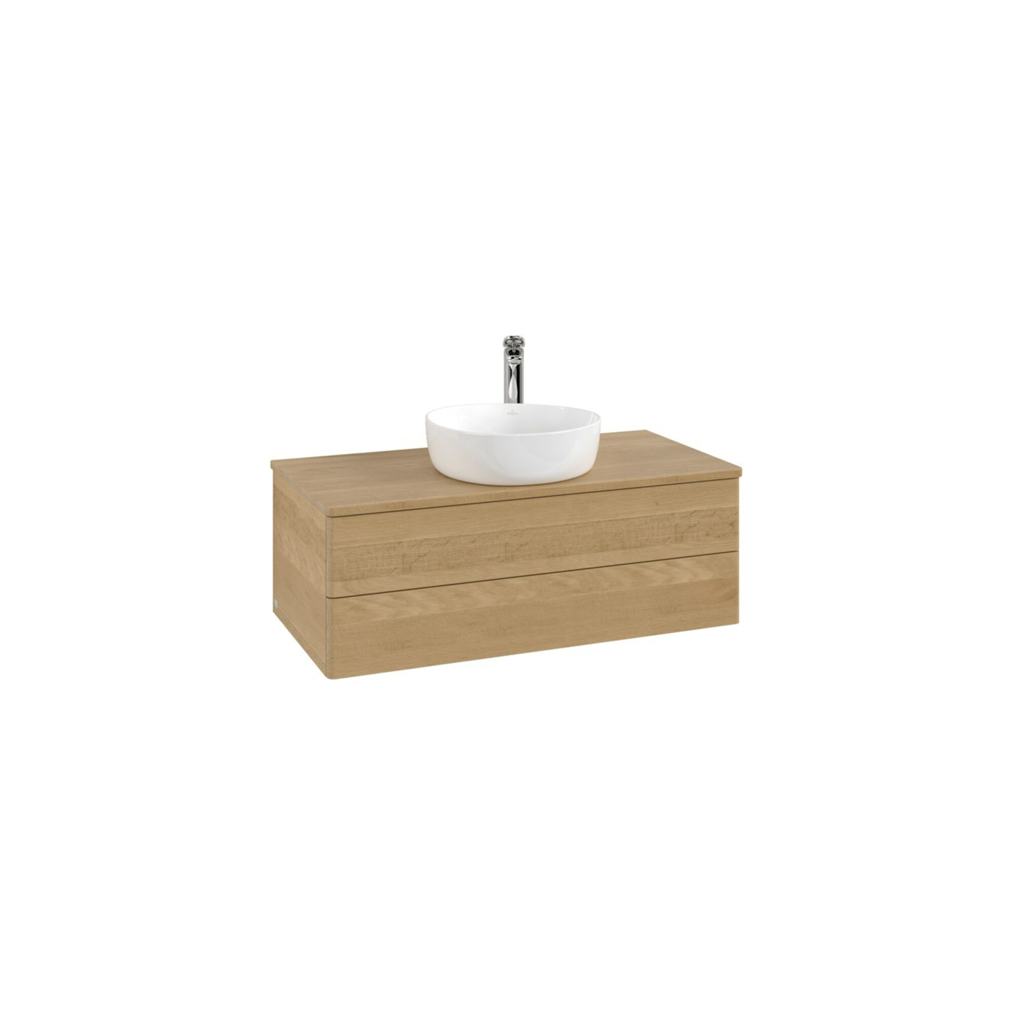 V&B Waschtischunterschrank ohne Frontstruktur Antao 100x36x50cm, HL, WBP hon. Oa, hon. Oa ; Villeroy & Boch