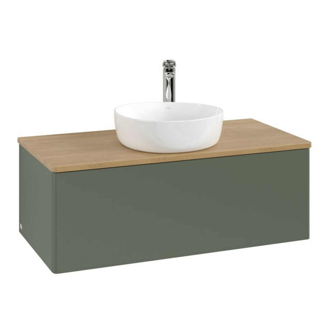 V&B Waschtischunterschrank ohne Frontstruktur Antao 100x36x50cm, HL, WBP hon. Oa, le g. m La