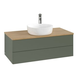 V&B Waschtischunterschrank ohne Frontstruktur Antao 100x36x50cm, HL, WBP hon. Oa, le g. m La