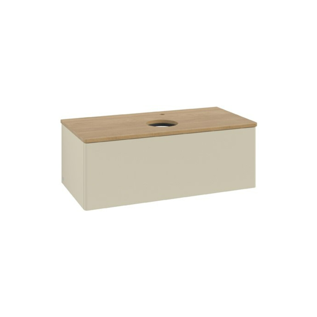 V&B Waschtischunterschrank ohne Frontstruktur Antao 100x36x50cm, HL, WBP hon. Oa, si G m Lac