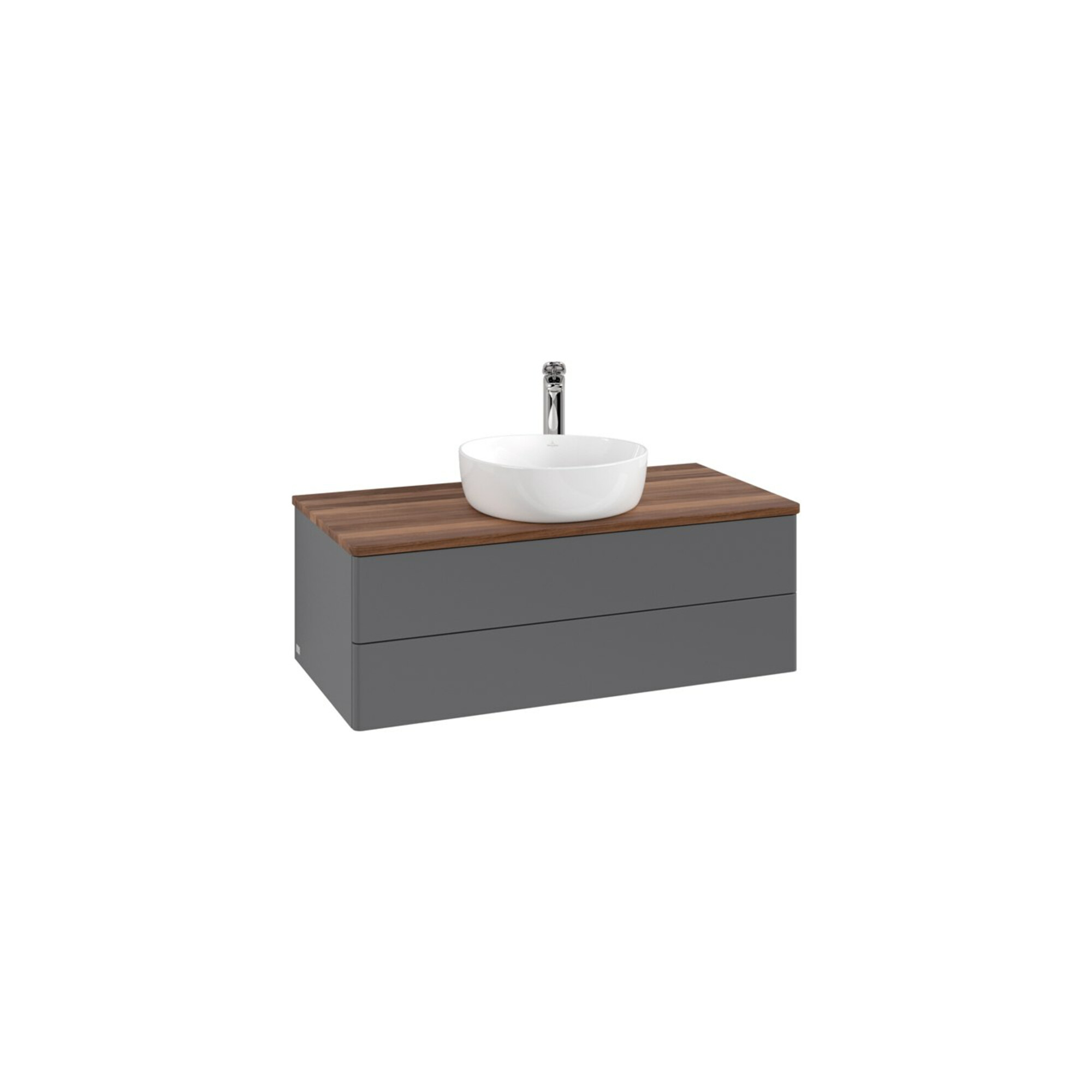 V&B Waschtischunterschrank ohne Frontstruktur Antao 100x36x50cm, HL, WBP w wa, A m Lac ; Villeroy & Boch