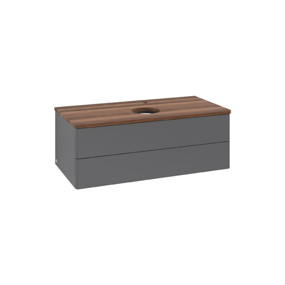 V&B Waschtischunterschrank ohne Frontstruktur Antao 100x36x50cm, HL, WBP w wa, A m Lac