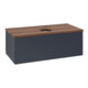V&B Waschtischunterschrank ohne Frontstruktur Antao 100x36x50cm, HL, WBP w wal, md bl. m Lac-3