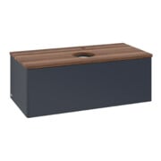 V&B Waschtischunterschrank ohne Frontstruktur Antao 100x36x50cm, HL, WBP w wal, md bl. m Lac-3