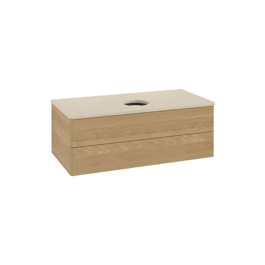 V&B Waschtischunterschrank ohne Frontstruktur Antao 100x36x50cm, WBP-farbe botti., honey oak