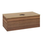 V&B Waschtischunterschrank ohne Frontstruktur Antao 100x36x50cm, WBP-farbe hon. Oa, w. wal