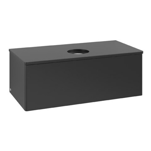 V&B Waschtischunterschrank ohne Frontstruktur Antao 100x36x50cm, WBP-farbe Lac, bla m Lac