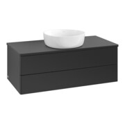 V&B Waschtischunterschrank ohne Frontstruktur Antao 100x36x50cm, WBP-farbe Lac, bla m Lac