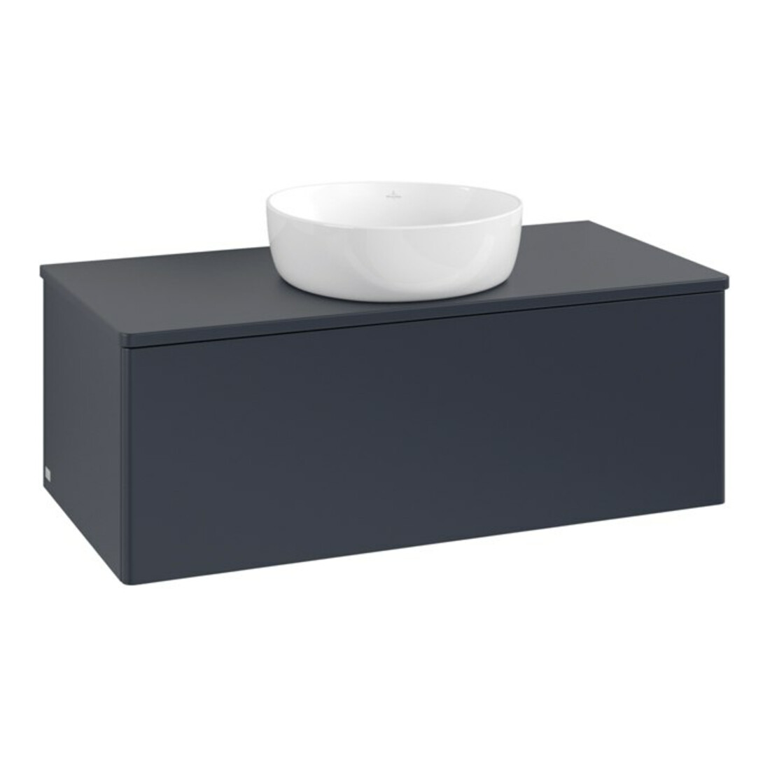 V&B Waschtischunterschrank ohne Frontstruktur Antao 100x36x50cm, WBP-farbe Lac, md bl. m Lac