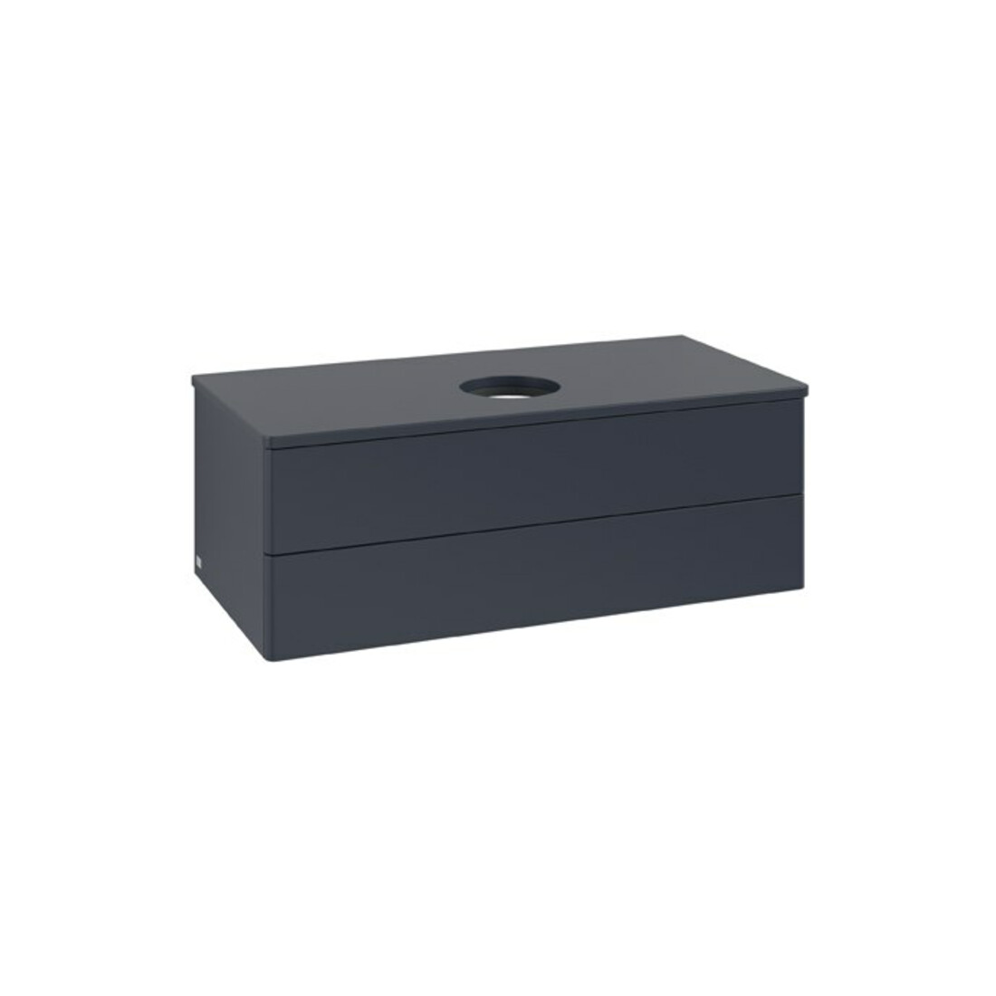 V&B Waschtischunterschrank ohne Frontstruktur Antao 100x36x50cm, WBP-farbe Lac, md bl. m Lac