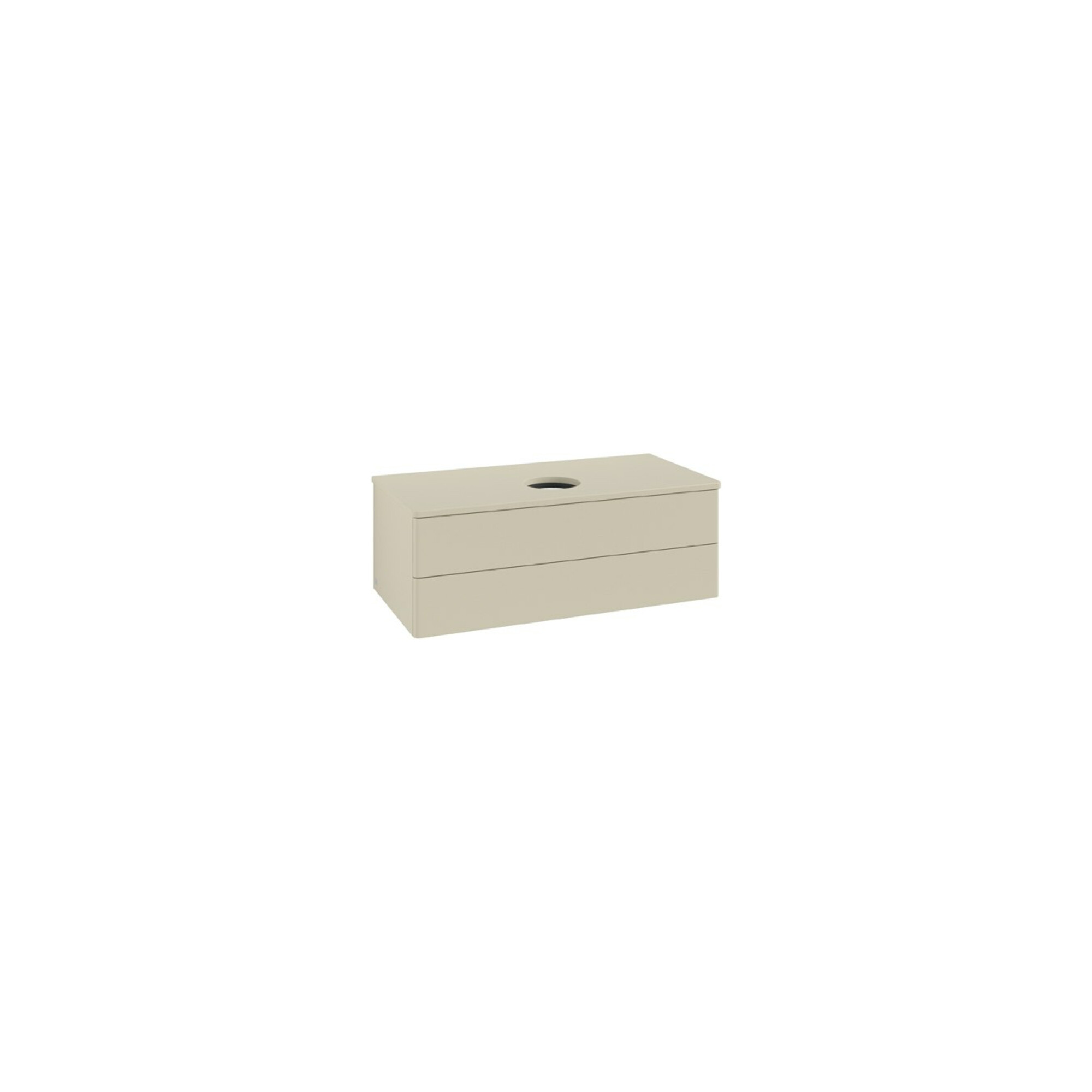 V&B Waschtischunterschrank ohne Frontstruktur Antao 100x36x50cm, WBP-farbe Lac, si Gr m Lac ; Villeroy & Boch