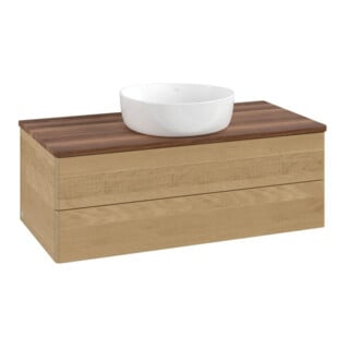 V&B Waschtischunterschrank ohne Frontstruktur Antao 100x36x50cm, WBP-farbe w. wal, honey oak