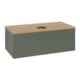 V&B Waschtischunterschrank ohne Frontstruktur Antao 100x36x50cm, WBP hon. Oa, lea gre. m Lac-3