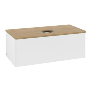 V&B Waschtischunterschrank ohne Frontstruktur Antao 100x36x50cm, WBP hon. Oa, wh. m Lac