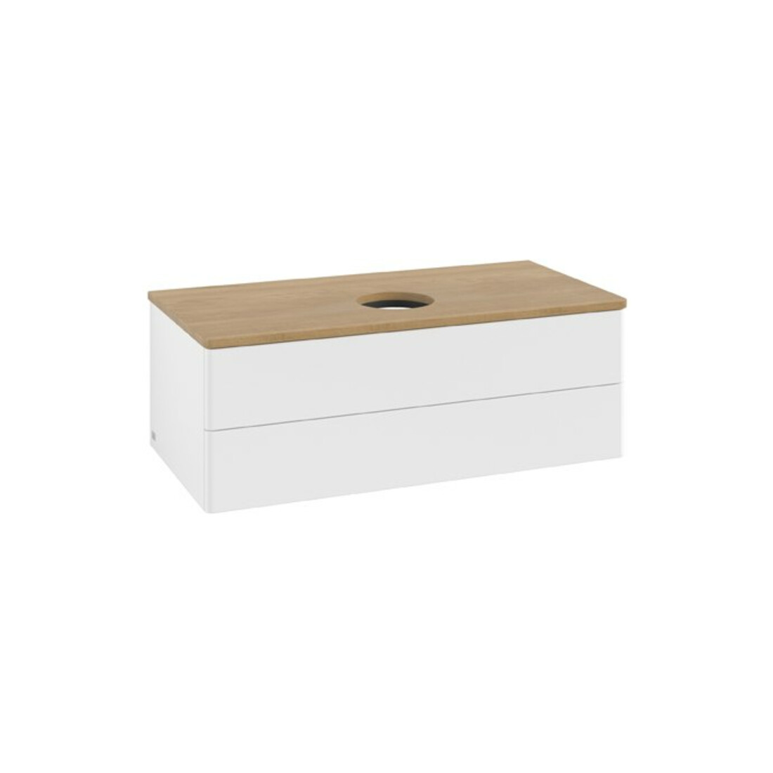 V&B Waschtischunterschrank ohne Frontstruktur Antao 100x36x50cm, WBP hon. Oa, wh. m Lac