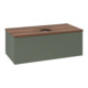 V&B Waschtischunterschrank ohne Frontstruktur Antao 100x36x50cm, WBP w. wal, lea gre. m Lac-3