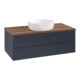 V&B Waschtischunterschrank ohne Frontstruktur Antao 100x36x50cm, WBP w. wal, md bl. m Lac-3