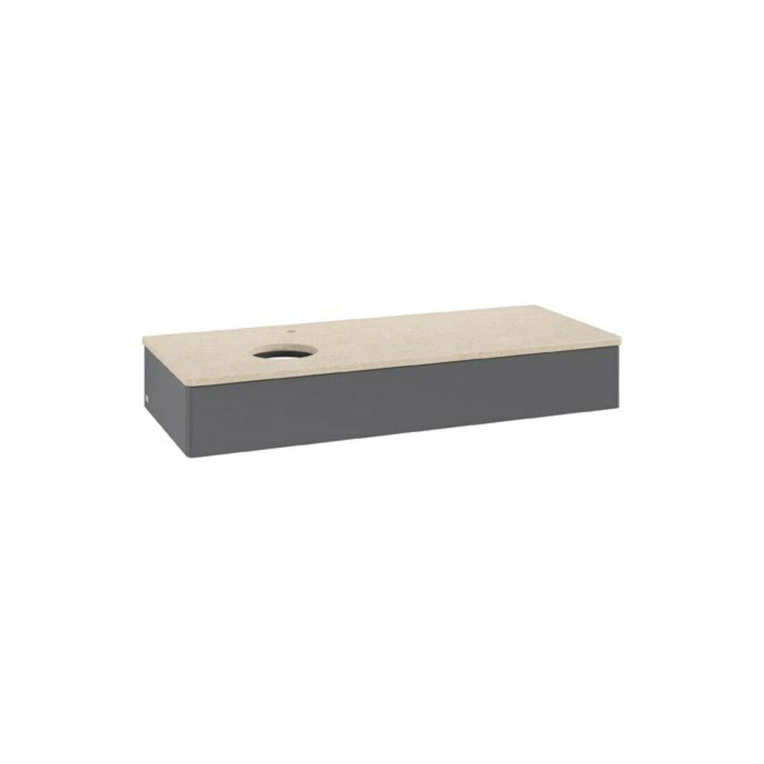 V&B Waschtischunterschrank ohne Frontstruktur Antao 120x19x50cm, HL, WBP botti., A m Lac