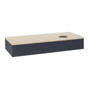 V&B Waschtischunterschrank ohne Frontstruktur Antao 120x19x50cm, HL, WBP botti., md b m Lac