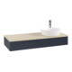V&B Waschtischunterschrank ohne Frontstruktur Antao 120x19x50cm, HL, WBP botti., md b m Lac-3