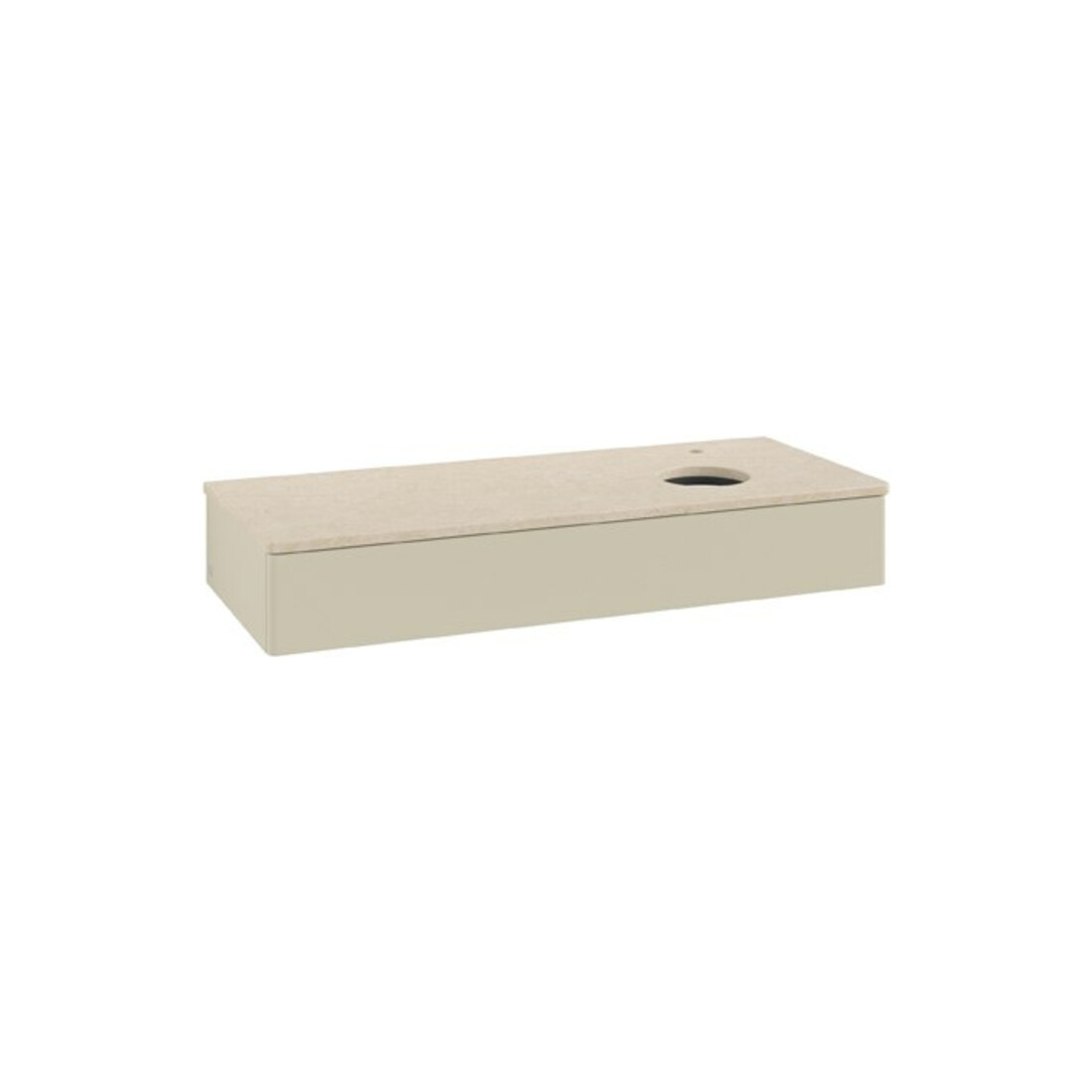 V&B Waschtischunterschrank ohne Frontstruktur Antao 120x19x50cm, HL, WBP botti., si Gr m Lac