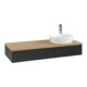 V&B Waschtischunterschrank ohne Frontstruktur Antao 120x19x50cm, HL, WBP hon. Oa, bla m Lac-1