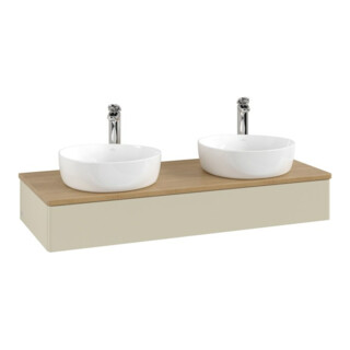 V&B Waschtischunterschrank ohne Frontstruktur Antao 120x19x50cm, HL, WBP hon. Oa, si G m Lac