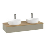 V&B Waschtischunterschrank ohne Frontstruktur Antao 120x19x50cm, HL, WBP hon. Oa, st G m Lac