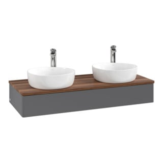 V&B Waschtischunterschrank ohne Frontstruktur Antao 120x19x50cm, HL, WBP w wa, A m Lac