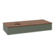 V&B Waschtischunterschrank ohne Frontstruktur Antao 120x19x50cm, HL, WBP w wa, le gre. m Lac-1