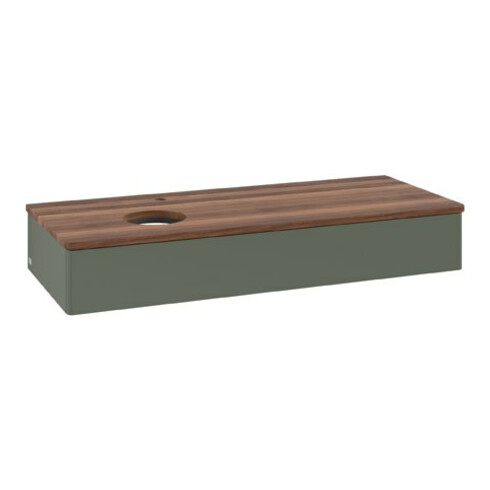 V&B Waschtischunterschrank ohne Frontstruktur Antao 120x19x50cm, HL, WBP w wa, le gre. m Lac