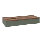 V&B Waschtischunterschrank ohne Frontstruktur Antao 120x19x50cm, HL, WBP w wa, le gre. m Lac