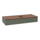 V&B Waschtischunterschrank ohne Frontstruktur Antao 120x19x50cm, HL, WBP w wa, le gre. m Lac-1