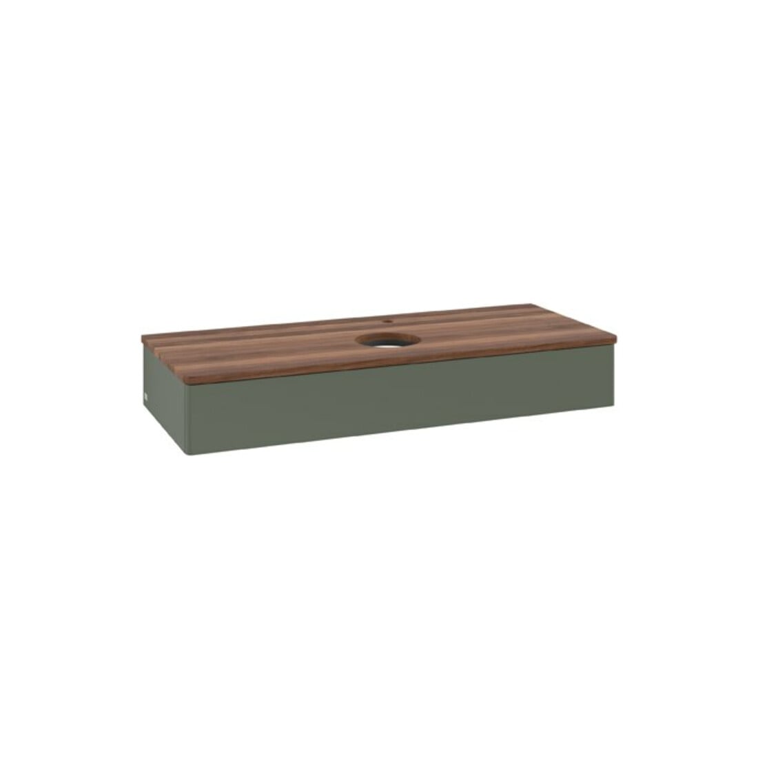 V&B Waschtischunterschrank ohne Frontstruktur Antao 120x19x50cm, HL, WBP w wa, le gre. m Lac