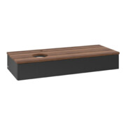 V&B Waschtischunterschrank ohne Frontstruktur Antao 120x19x50cm, HL, WBP w. wal, bla m Lac
