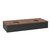 V&B Waschtischunterschrank ohne Frontstruktur Antao 120x19x50cm, HL, WBP w. wal, bla m Lac