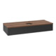 V&B Waschtischunterschrank ohne Frontstruktur Antao 120x19x50cm, HL, WBP w. wal, bla m Lac-1