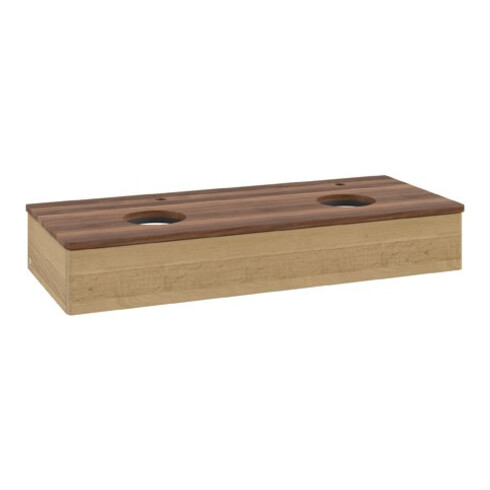 V&B Waschtischunterschrank ohne Frontstruktur Antao 120x19x50cm, HL, WBP w. wal, hon. Oa