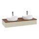 V&B Waschtischunterschrank ohne Frontstruktur Antao 120x19x50cm, HL, WBP w. wal, si Gr m Lac