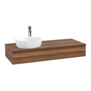 V&B Waschtischunterschrank ohne Frontstruktur Antao 120x19x50cm, HL, WBP w. wal, w. wal-3