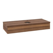 V&B Waschtischunterschrank ohne Frontstruktur Antao 120x19x50cm, HL, WBP w. wal, w. wal