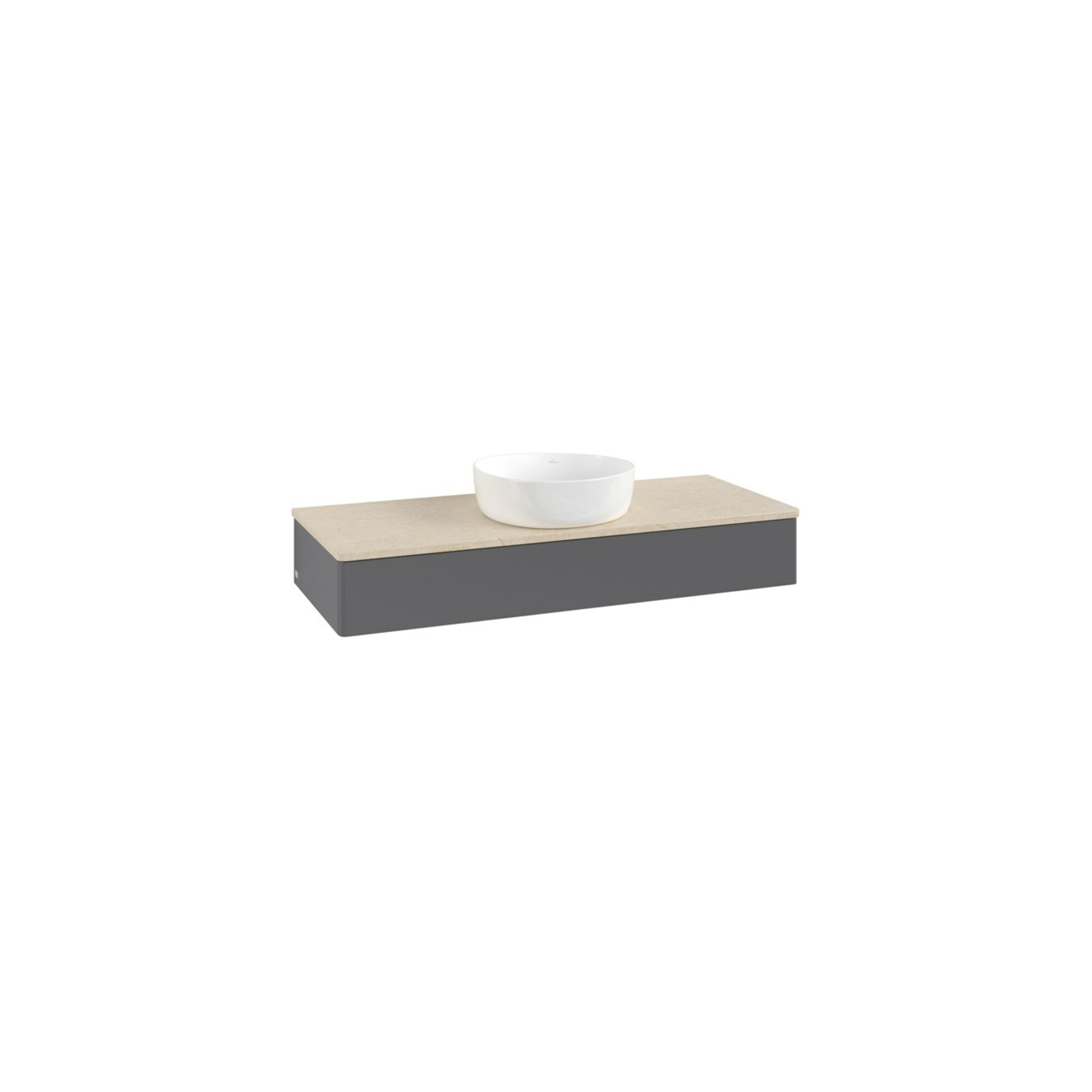 V&B Waschtischunterschrank ohne Frontstruktur Antao 120x19x50cm, WBP botti., Anthrac. m Lac ; Villeroy & Boch