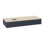 V&B Waschtischunterschrank ohne Frontstruktur Antao 120x19x50cm, WBP botti., md bl. m Lac
