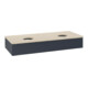 V&B Waschtischunterschrank ohne Frontstruktur Antao 120x19x50cm, WBP botti., md bl. m Lac-1