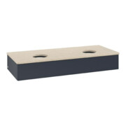 V&B Waschtischunterschrank ohne Frontstruktur Antao 120x19x50cm, WBP botti., md bl. m Lac