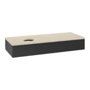 V&B Waschtischunterschrank ohne Frontstruktur Antao 120x19x50cm, WBP-farbe botti., bla m Lac