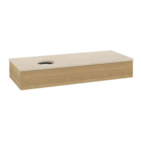 V&B Waschtischunterschrank ohne Frontstruktur Antao 120x19x50cm, WBP-farbe botti., honey oak